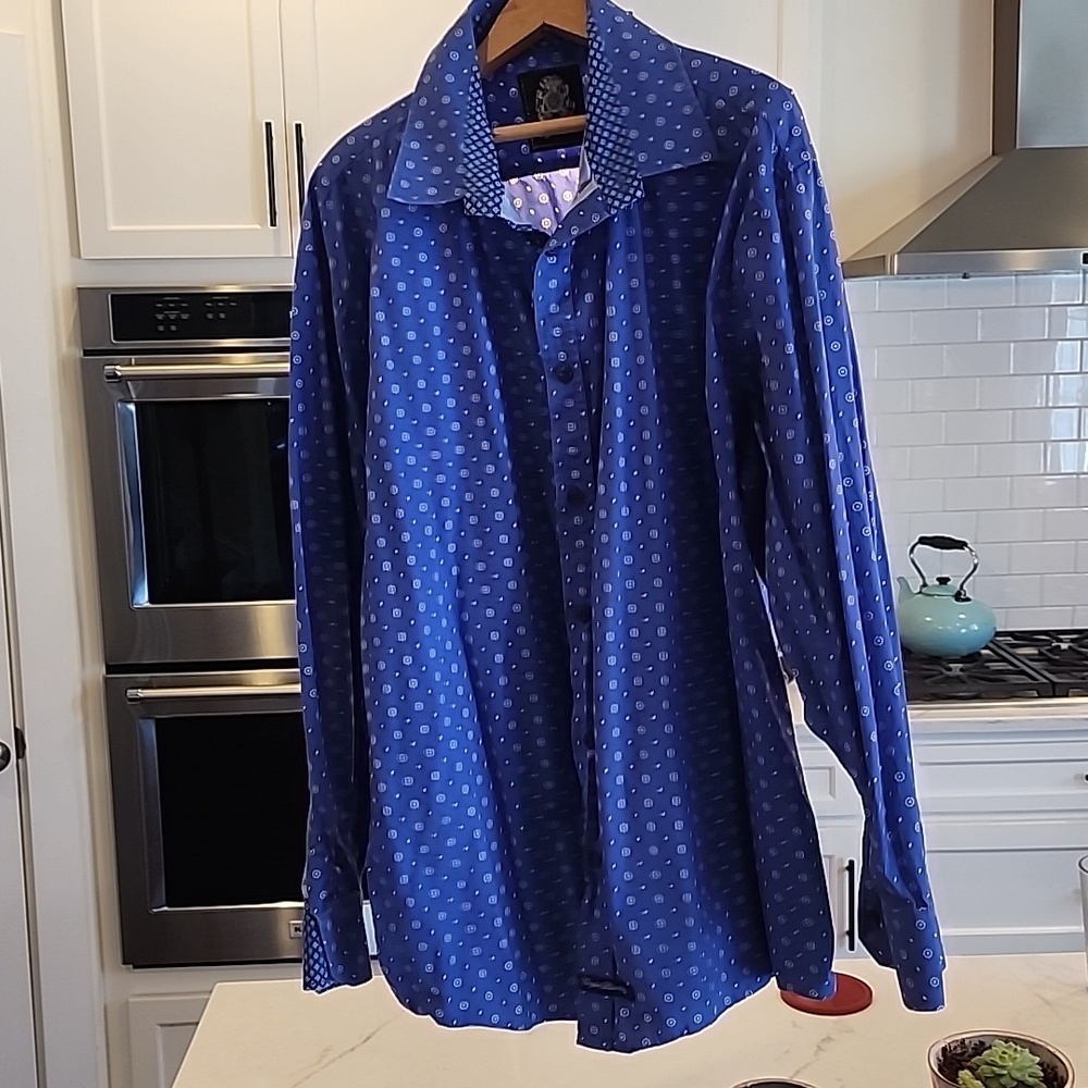 English Laundry Blue XL button down - Picture 3 of 4